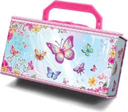 Boîte à bijoux Pecoware – papillons avec serrure et breloques