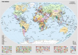 Carte politique du monde Ravensburger puzzle 1000 pièces