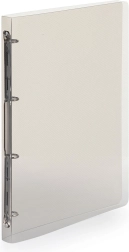 Classeur à anneaux PP A4 fumé