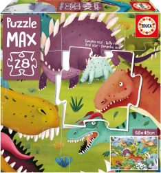 EDUCA Puzzle Dinosaures 28 pièces