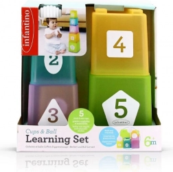 Infantino gobelets à empiler avec balle