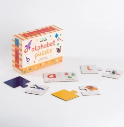 Puzzle Magique Chat Abécédaire avec 26x2 pièces