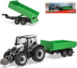 tracteur métallique avec remorque VALTRA N174 – remorque basculante (10 cm) de Bburago