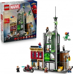 LEGO Marvel Spider-Man et Oscorp – scène urbaine avec minifigurines
