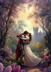 Puzzle Amour printanier magique 1000 pièces ART PUZZLE