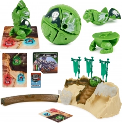 Bakugan Training Set avec figurine verte Titanium Trox de Spin Master – jeu stratégique et arène d’entraînement
