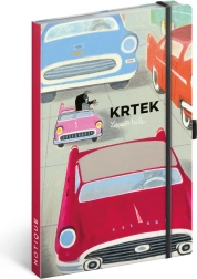 Carnet ligné La Petite Taupe et la petite voiture, 13 × 21 cm