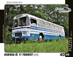 Puzzle rétro autobus Karosa ŠL 11 Tourist 1973 – 40 pièces