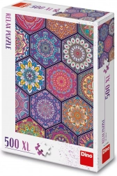 Puzzle relaxant mandalas 500 pièces XL