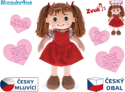 Poupée Rozárka parlante en tchèque 35 cm