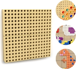 Masterkidz panneau STEM mural avec panneau de montage 40 × 40 cm