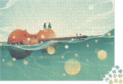 Puzzle Janod Violon Flottant 1000 Pièces
