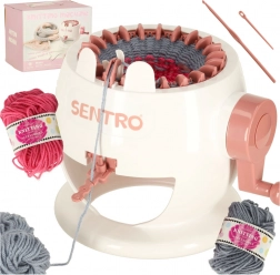 Tricoteuse circulaire 22 aiguilles avec lot de fil