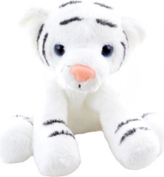 Tigre blanc en peluche 15 cm