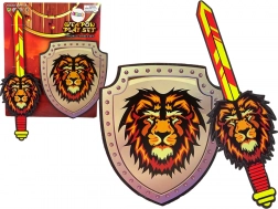 Set de chevalier en mousse EVA – épée et bouclier avec motif de lion