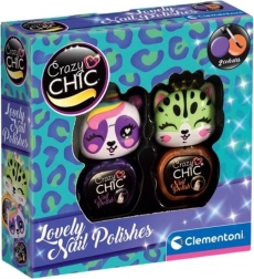 Clementoni Crazy Chic Beauty : kit de vernis à ongles Lovely – Coffret