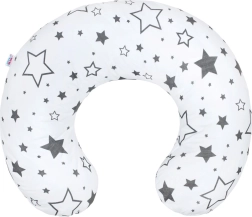 Coussin d’allaitement New Baby étoiles gris