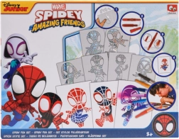 Coloriage avec feutres à souffler Spidy