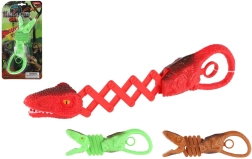 Pince télescopique dinosaure pour enfants, plastique, 21 cm