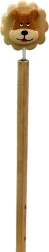 Crayon en Bois avec Tête de Lion