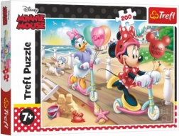 Puzzle 200 pièces Minnie à la plage Disney Minnie