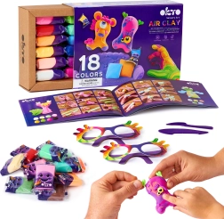 Okto pâte auto-durcissante – set de 18 couleurs