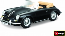 Bburago Porsche 356 B Cabriolet noir 1:24