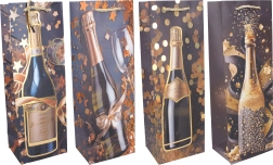 Sac cadeau pour bouteille M 35 × 12 × 9 cm – toute l’année