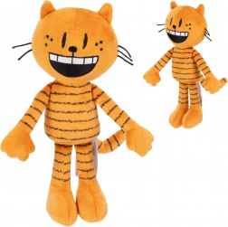 Peluche PETEY de DOG MAN – chat tigré orange 24 cm