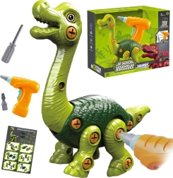 Kit de construction à visser Woopie brachiosaure avec perceuse