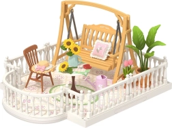 Robotsime Extension 3D pour mini maisons – terrasse avec balançoire