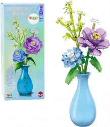 jeu de construction fleurs en vase, 257 pièces