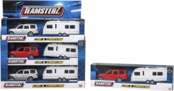 Set enfant Teamsterz voiture et caravane