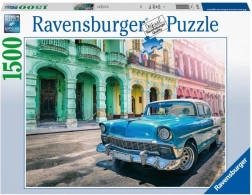 Puzzle 2D 1500 pièces – voitures à Cuba