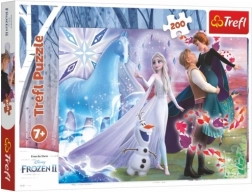 Puzzle 200 pièces – monde magique des sœurs DISNEY FROZEN Trefl