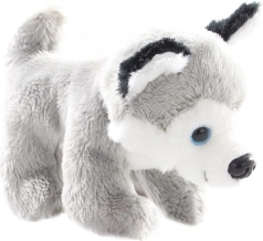 Husky en peluche 13 cm