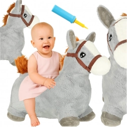 Cheval sauteur en caoutchouc pour enfants avec petite pompe