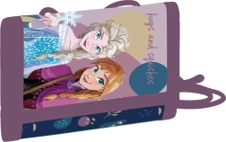 Portefeuille textile pour enfant FROZEN à scratch