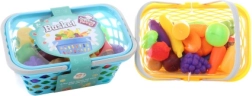 Panier en plastique avec aliments pour enfants