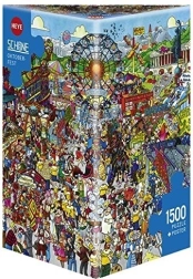 Puzzle 1500 pièces Oktoberfest avec affiche