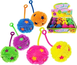 Balle lumineuse étoile 6,5 cm