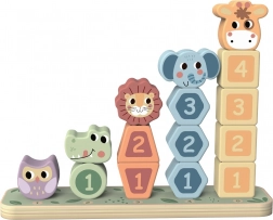 Jouets d'empilement Safari Animaux