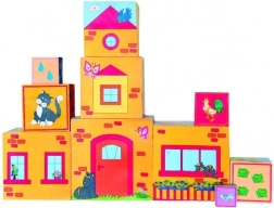 Gobelets magiques en forme de maison