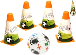Ensemble d’entraînement de football pour enfants avec ballon et cônes