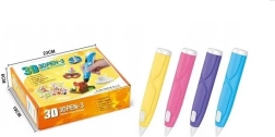 Stylo 3D avec filament, support et câble USB - 1 pièce