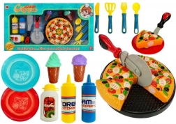 set de cuisine pour enfants pizza et glace 20 pièces