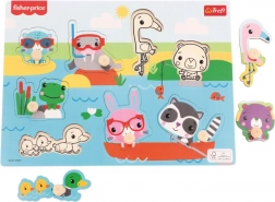 Puzzle en bois Fisher-Price Animaux au bord de l'eau