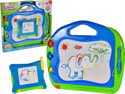 Tablette de dessin magnétique colorée 2‑en‑1 Éléphanteau