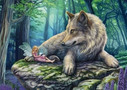 Puzzle Loup et fée 500 pièces