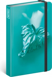 Carnet ligné élégant avec motif cœur par Andrea Katonová